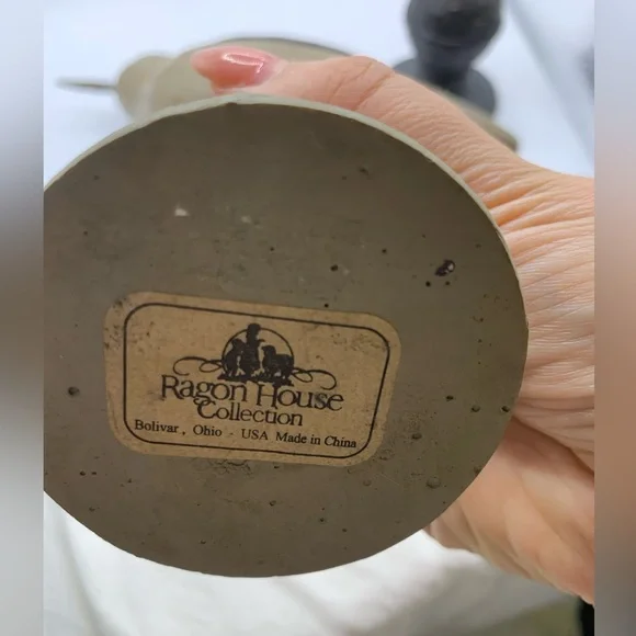 A set of two wooden bird sculptures - Picture 6 of 10